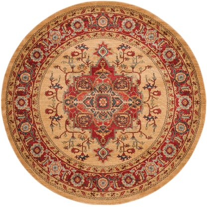 Tapis SAFAVIEH Mahal Beverley Traditionnel Grandeur Rouge/Naturel