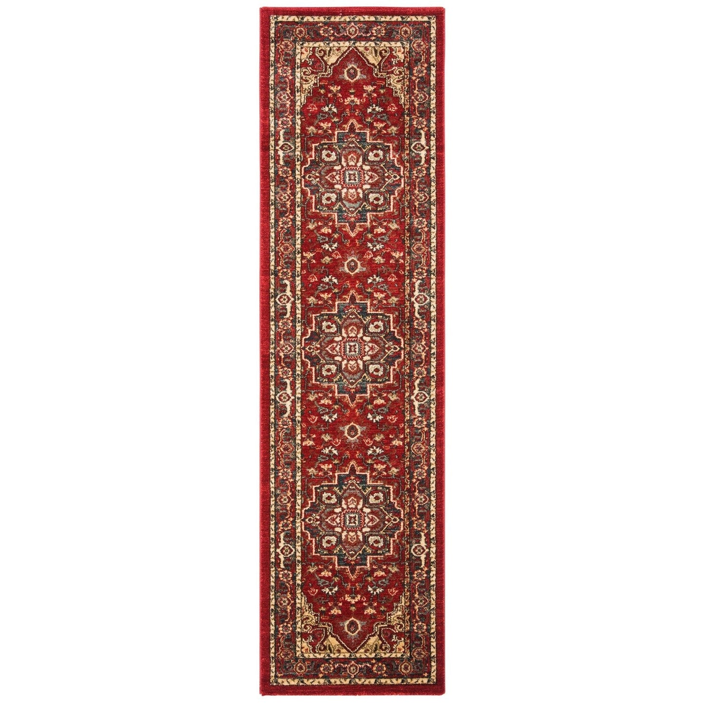 Tapis SAFAVIEH Mahal Beverley Traditionnel Grandeur Rouge/Naturel
