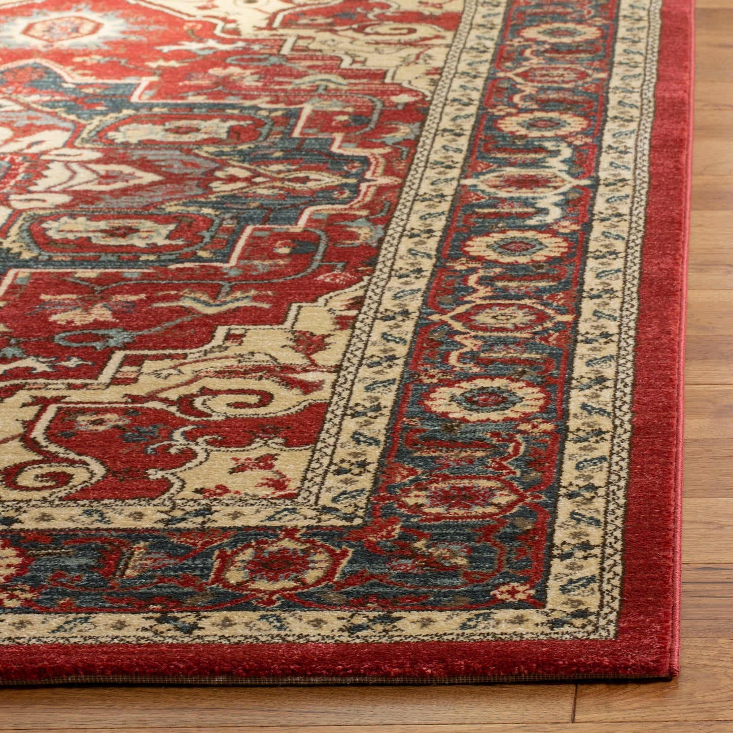 Tapis SAFAVIEH Mahal Beverley Traditionnel Grandeur Rouge/Naturel