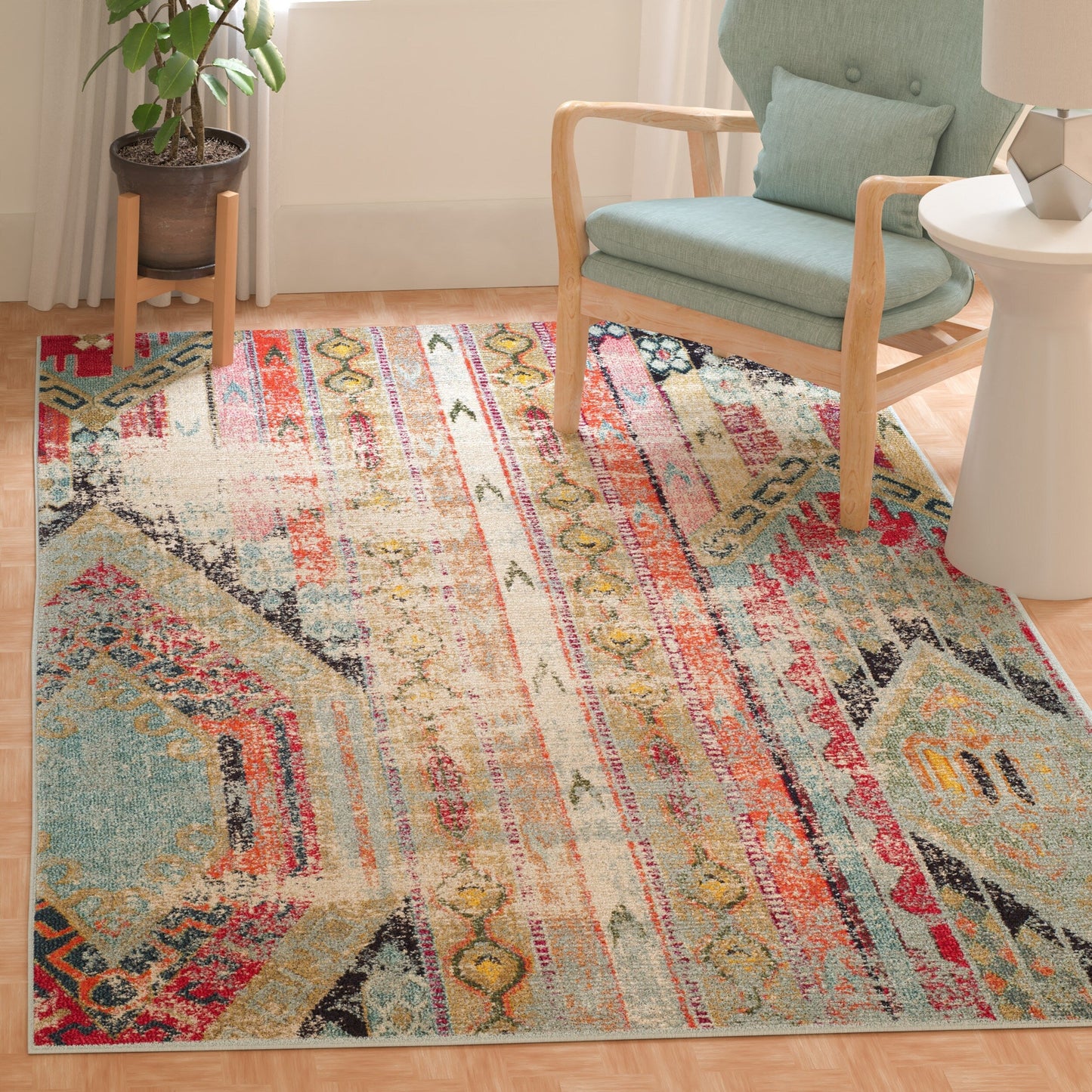 SAFAVIEH Tapis Boho vieilli Monaco Brunhildis