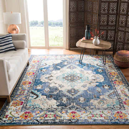 Tapis SAFAVIEH Monaco Océane Boho à médaillon vieilli