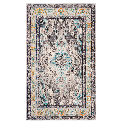 Tapis SAFAVIEH Monaco Océane Boho à médaillon vieilli