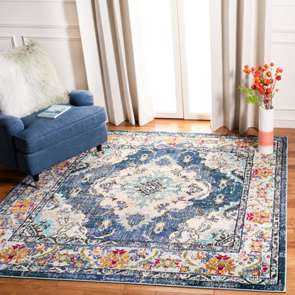 Tapis SAFAVIEH Monaco Océane Boho à médaillon vieilli