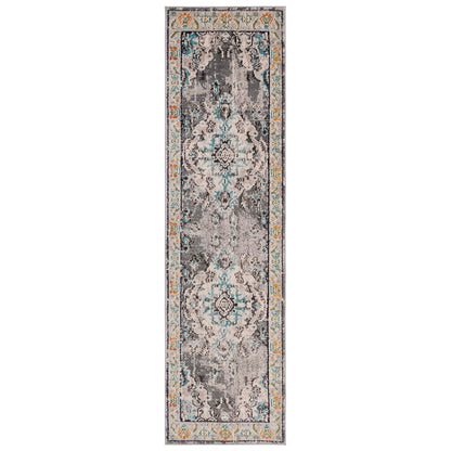 Tapis SAFAVIEH Monaco Océane Boho à médaillon vieilli