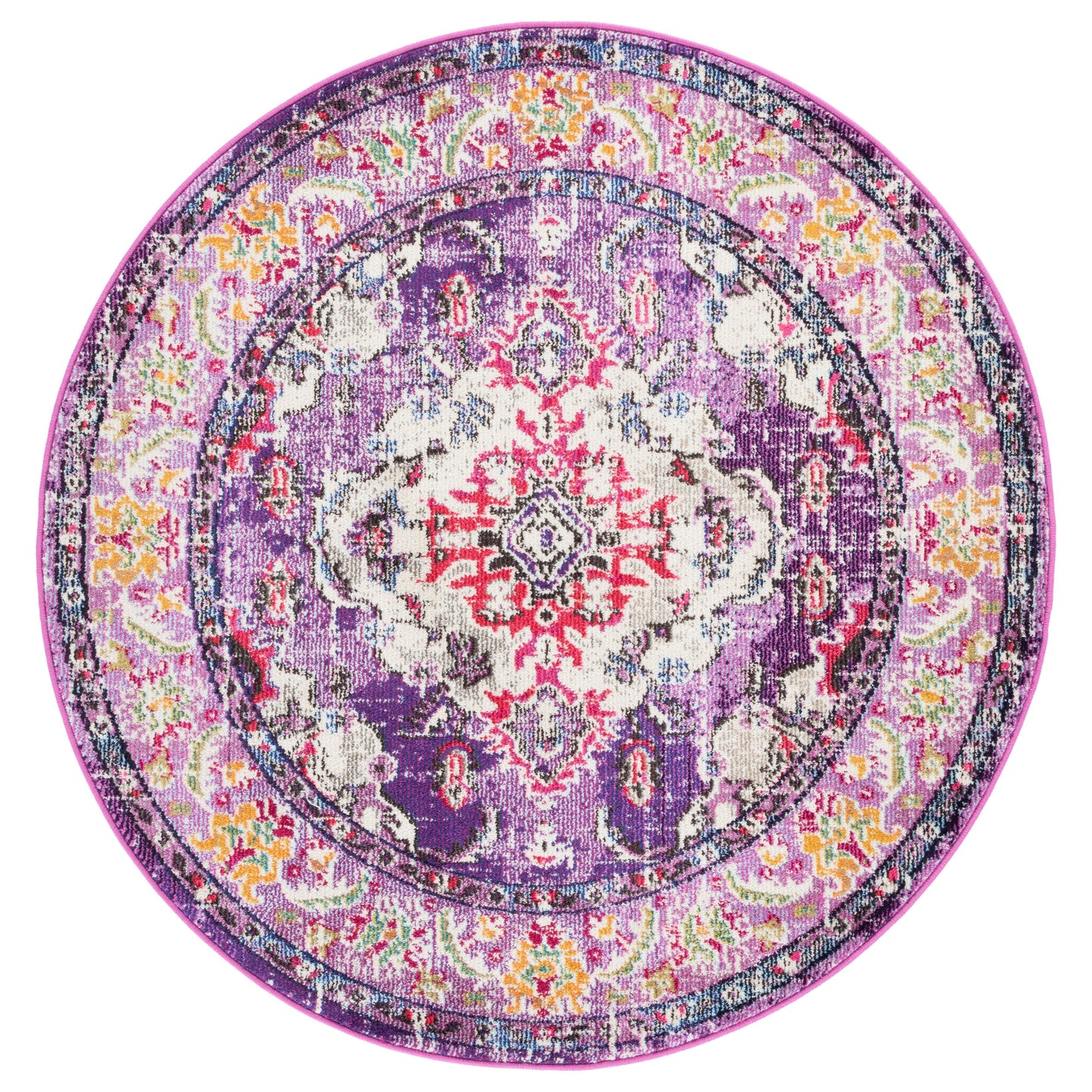 Tapis SAFAVIEH Monaco Océane Boho à médaillon vieilli