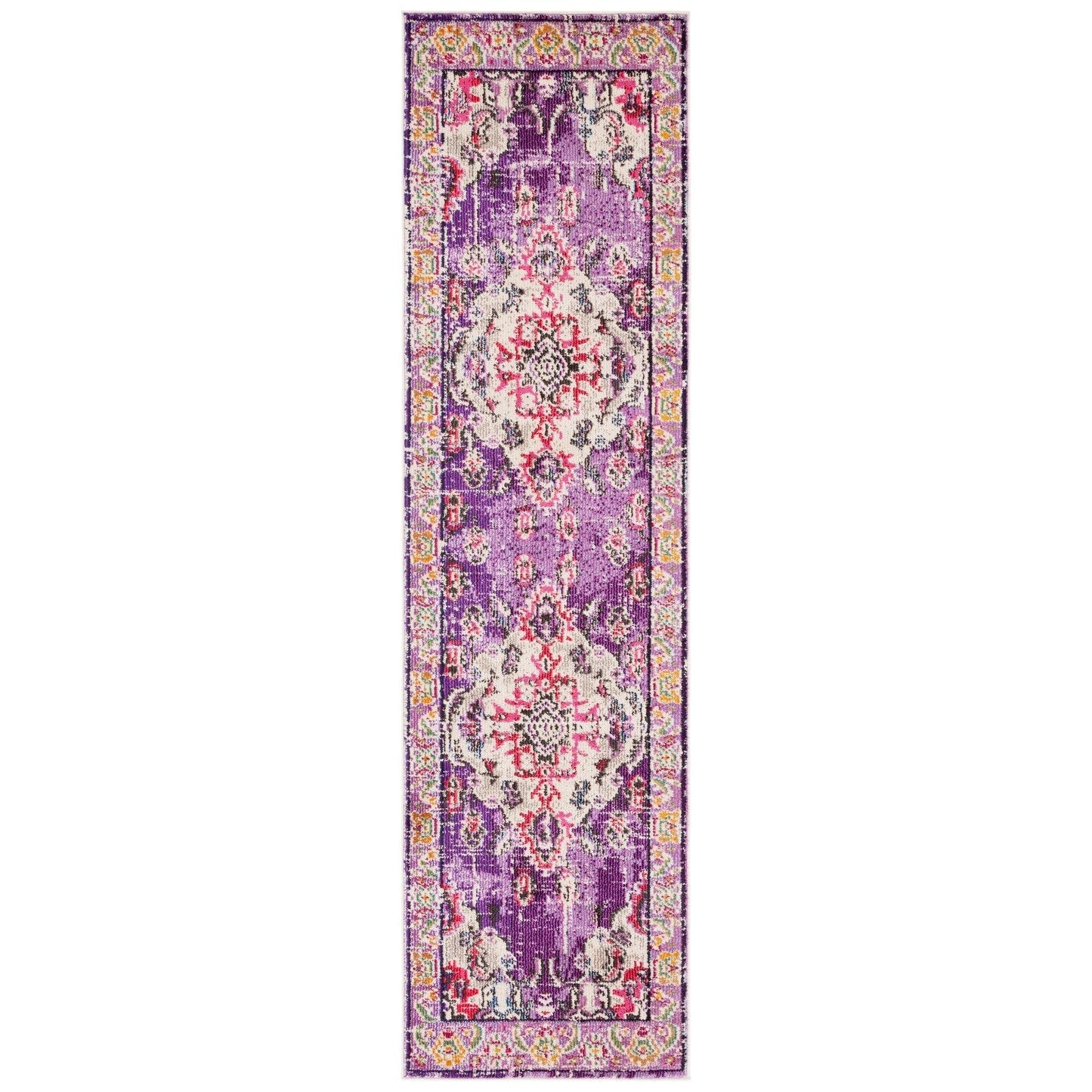 Tapis SAFAVIEH Monaco Océane Boho à médaillon vieilli