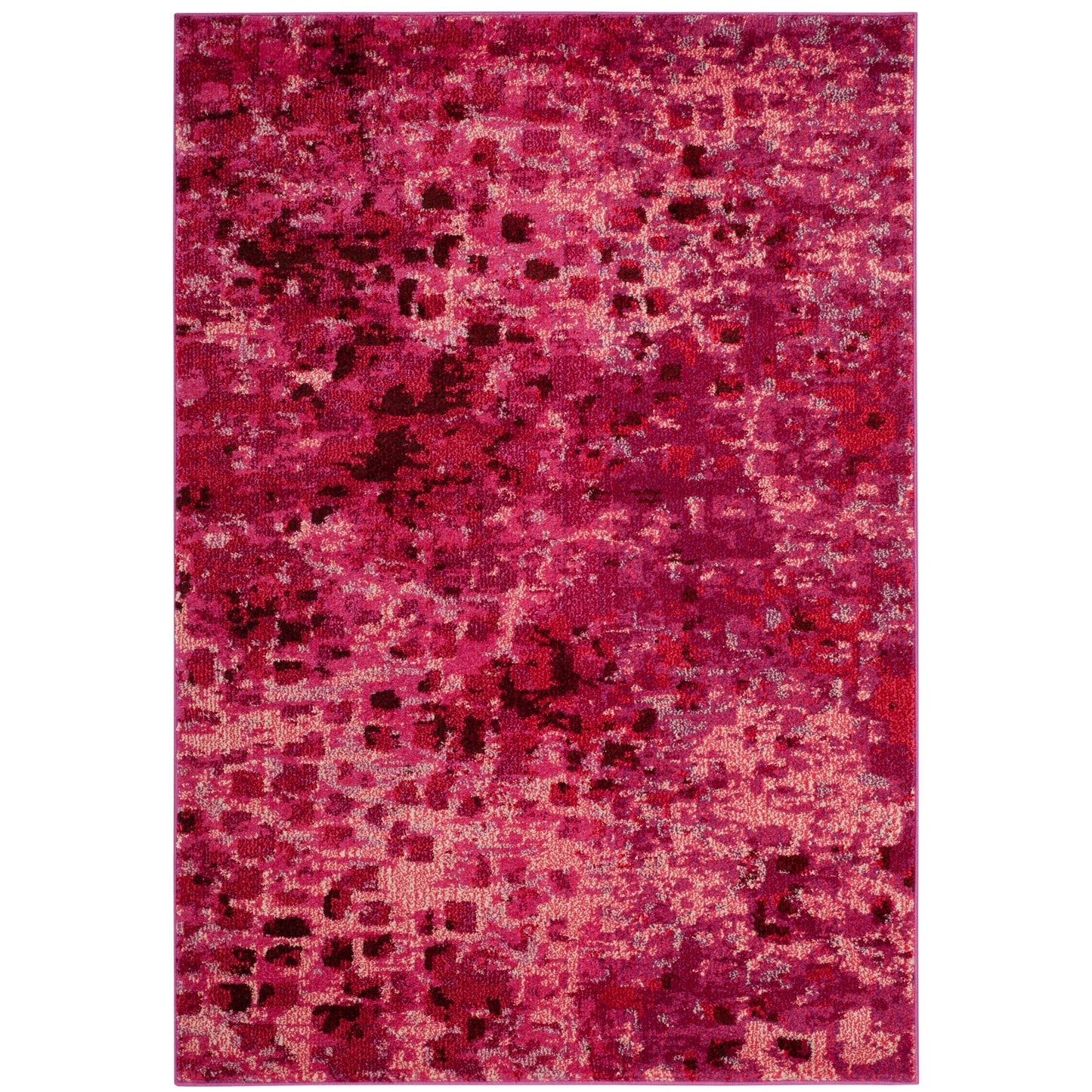 Tapis SAFAVIEH Monaco Panna Boho Abstrait Moderne Aquarelle