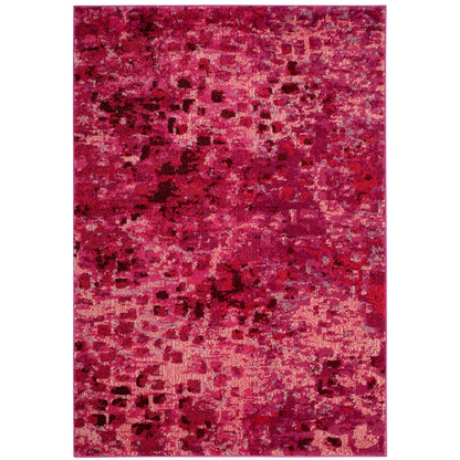 Tapis SAFAVIEH Monaco Panna Boho Abstrait Moderne Aquarelle