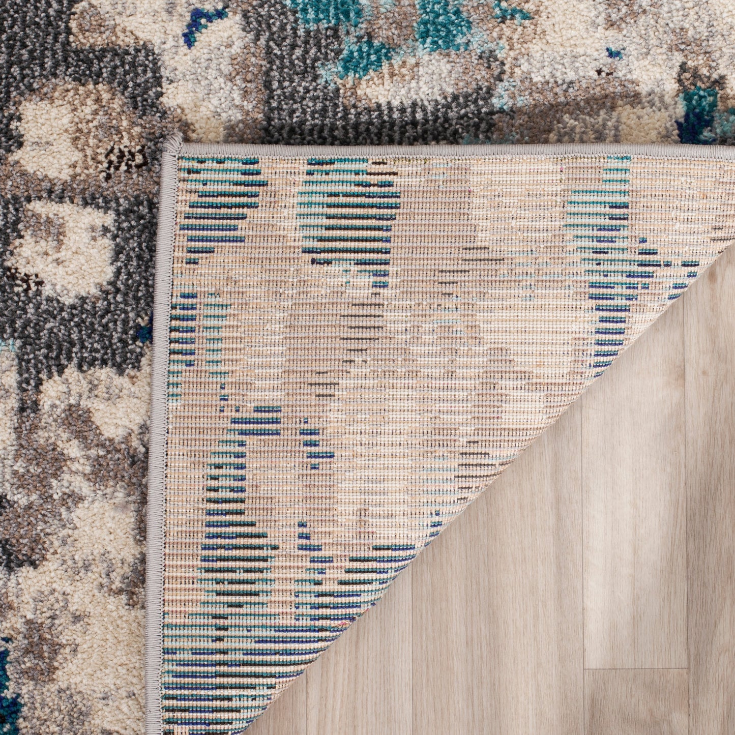 Tapis SAFAVIEH Monaco Panna Boho Abstrait Moderne Aquarelle