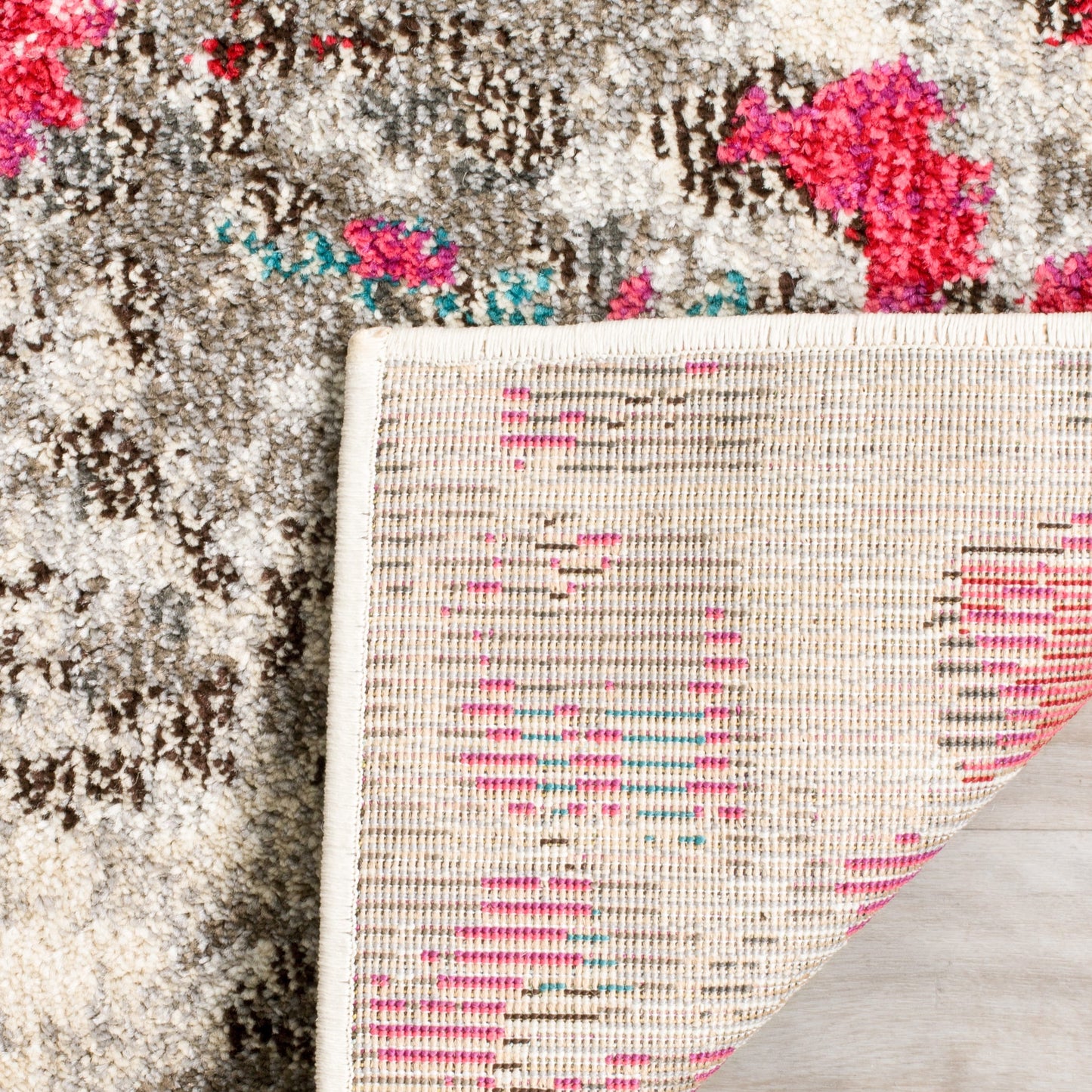 Tapis SAFAVIEH Monaco Panna Boho Abstrait Moderne Aquarelle