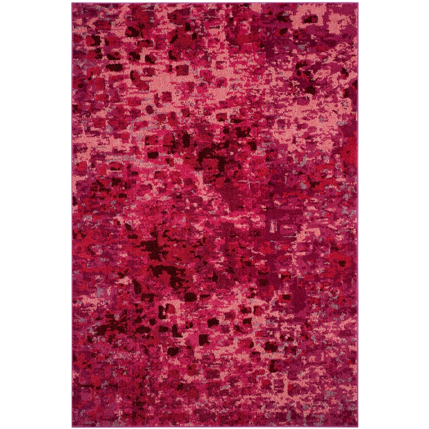 Tapis SAFAVIEH Monaco Panna Boho Abstrait Moderne Aquarelle