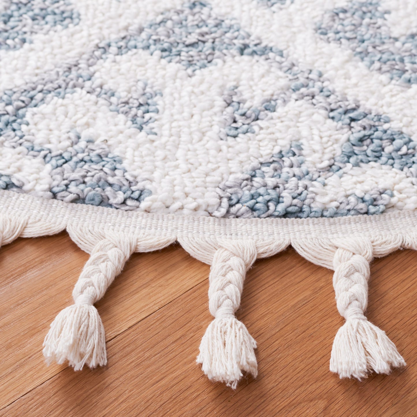 Safavieh Poignets marocains à franges, style bohème tribal, 5 cm d'épaisseur