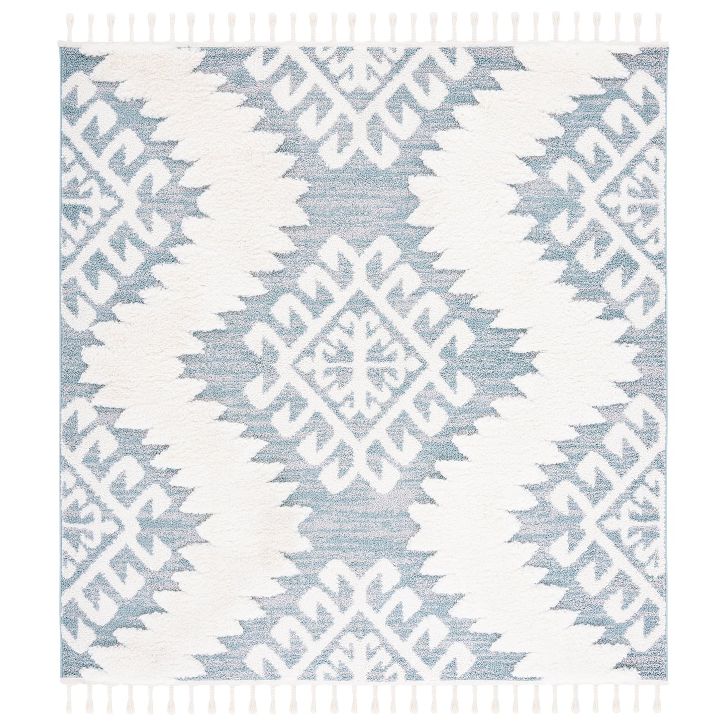 Safavieh Poignets marocains à franges, style bohème tribal, 5 cm d'épaisseur