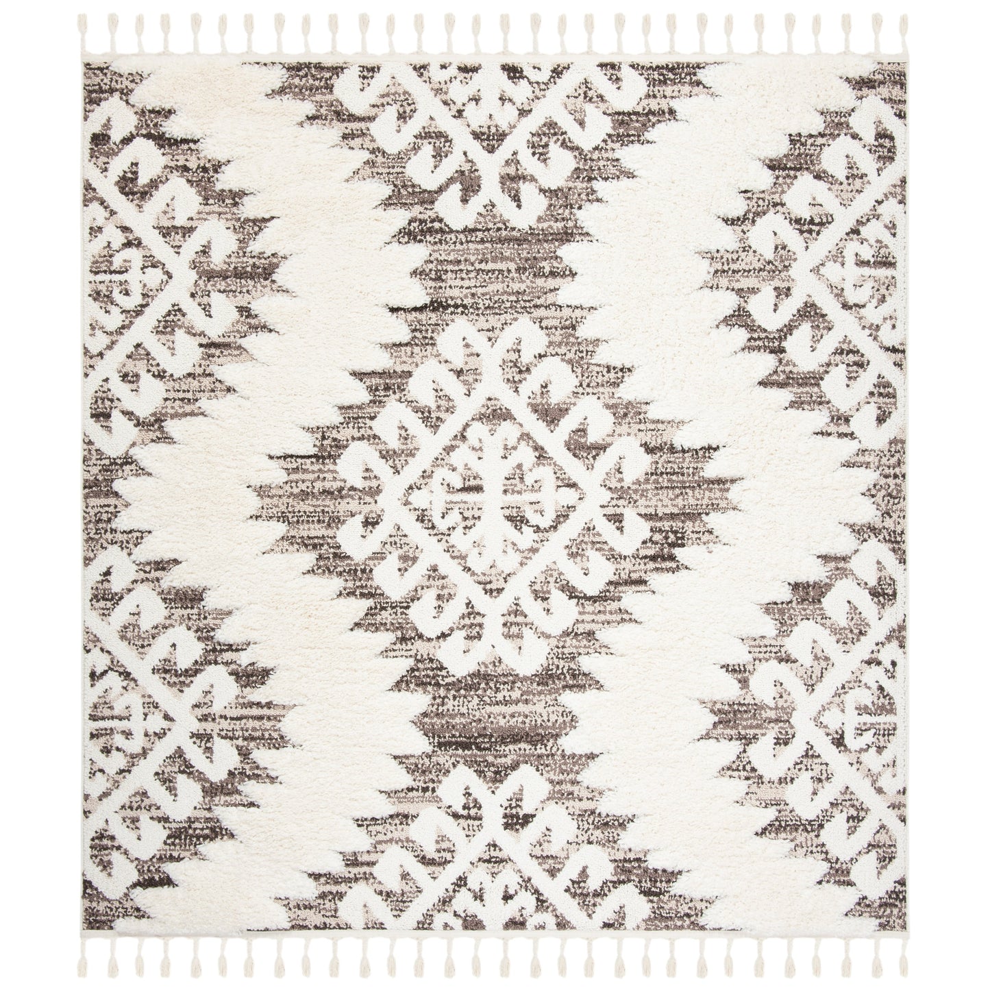 Safavieh Poignets marocains à franges, style bohème tribal, 5 cm d'épaisseur