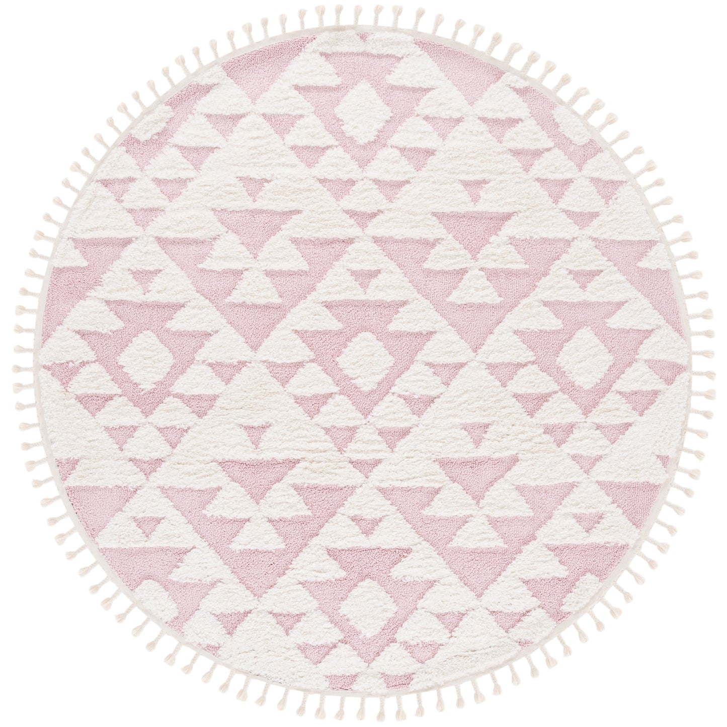 Tapis SAFAVIEH marocain à franges et poils longs Delores, épaisseur 5 cm