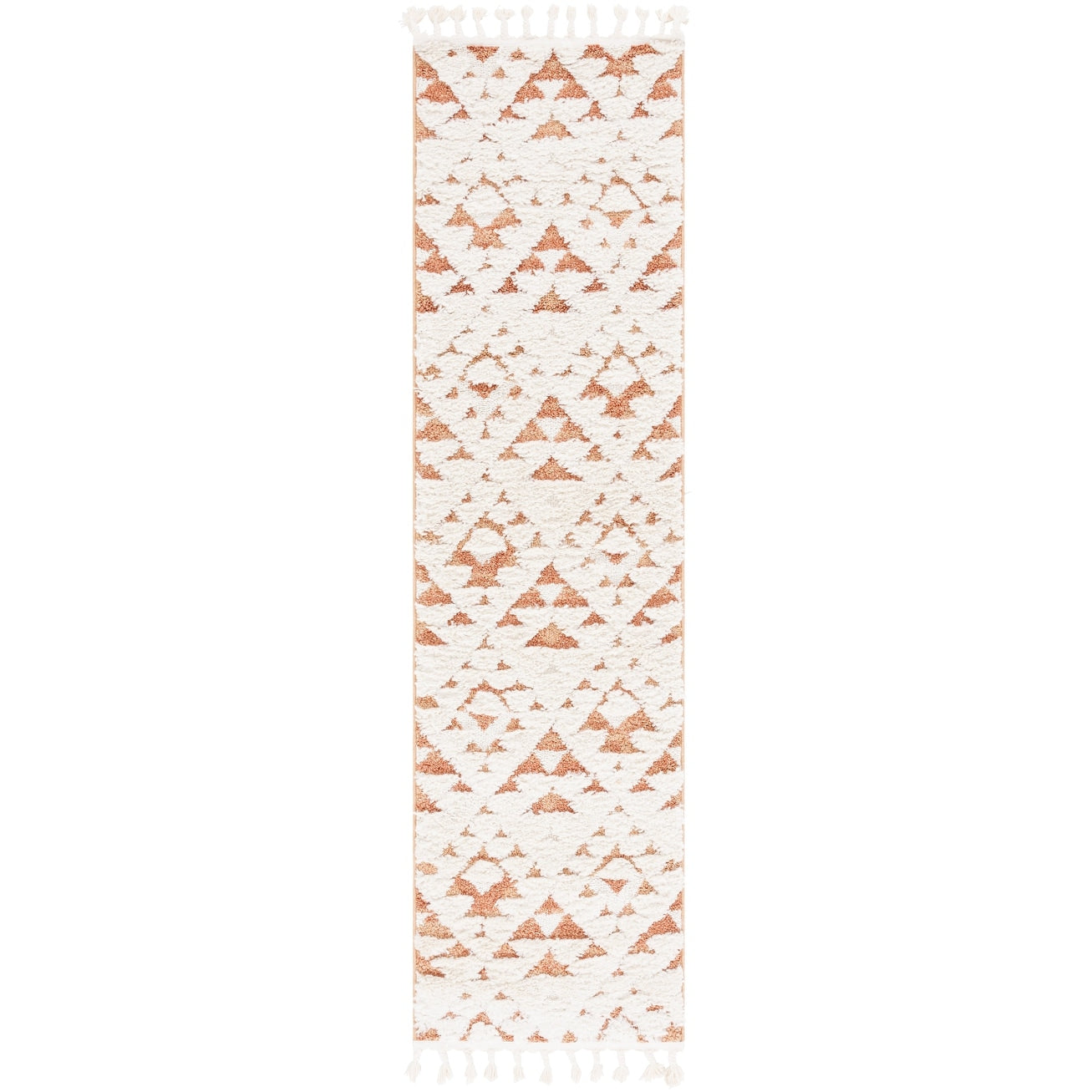 Tapis SAFAVIEH marocain à franges et poils longs Delores, épaisseur 5 cm