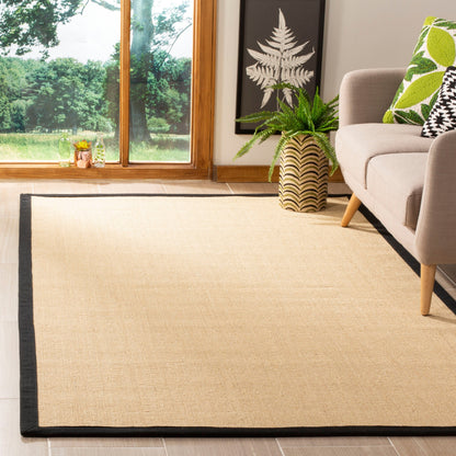 Tapis en sisal SAFAVIEH en fibres naturelles, bordure décontractée Alleen