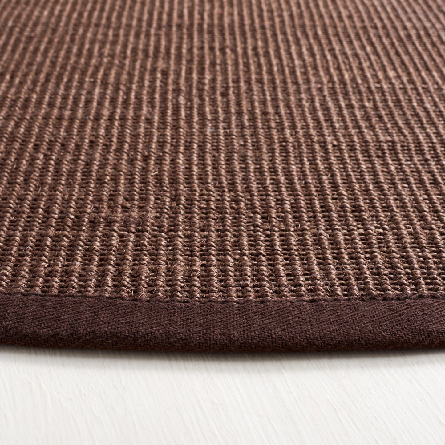 Tapis en sisal SAFAVIEH en fibres naturelles, bordure décontractée Alleen