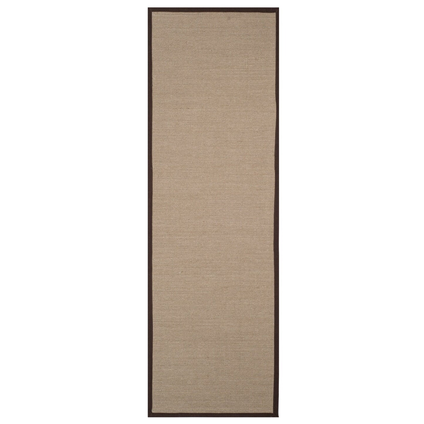 Tapis en sisal SAFAVIEH en fibres naturelles, bordure décontractée Alleen
