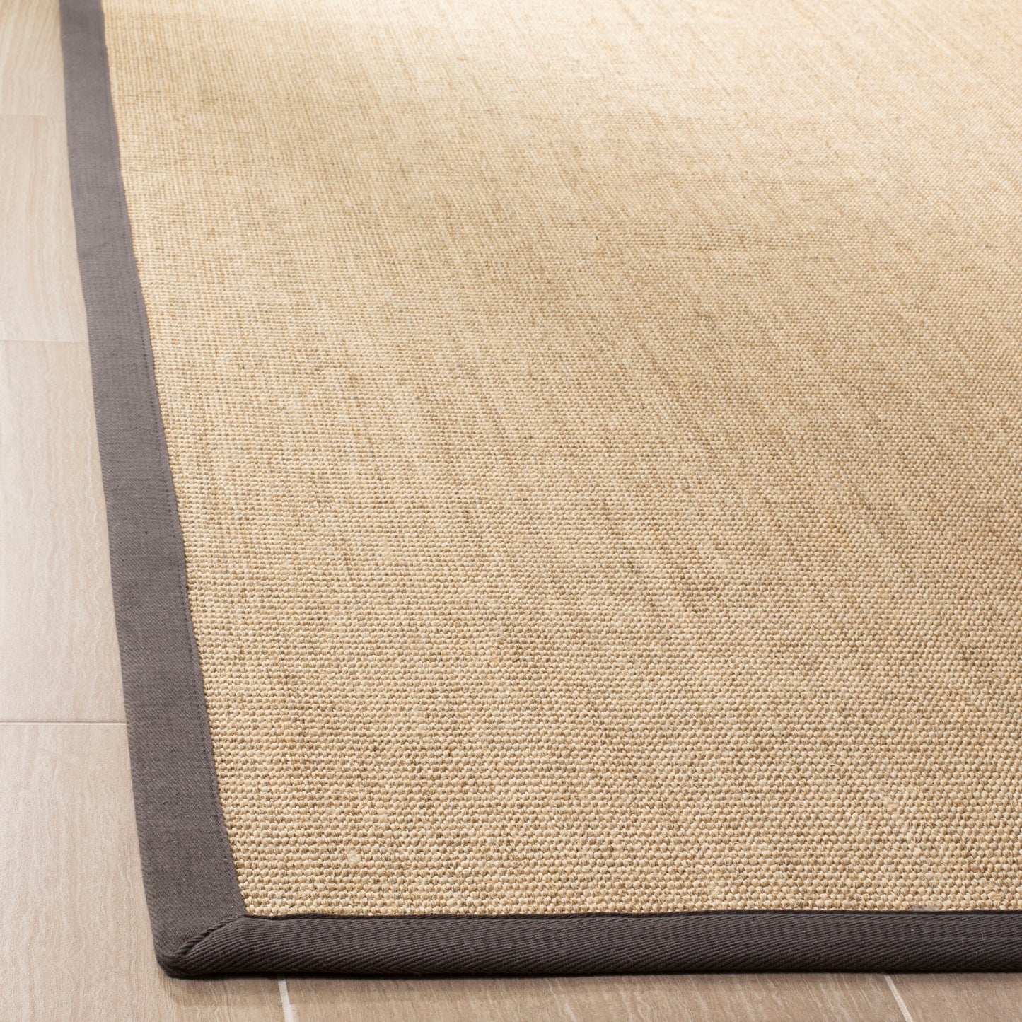 Tapis en sisal SAFAVIEH en fibres naturelles, bordure décontractée Alleen