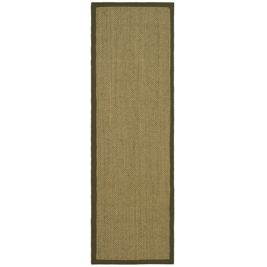 Tapis SAFAVIEH en fibres naturelles Elmyra avec bordure en sisal