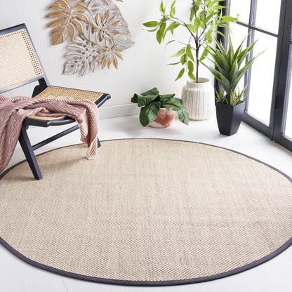 Tapis en sisal Lorine à bordure décontractée en fibres naturelles SAFAVIEH