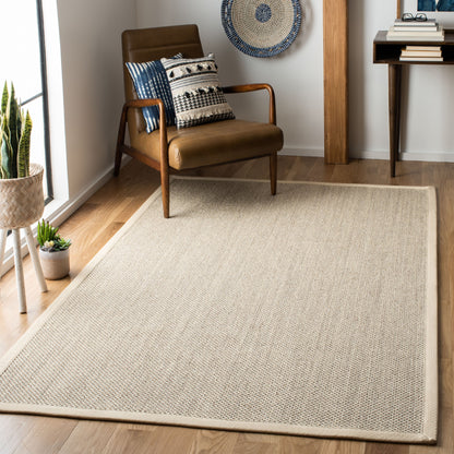 Tapis en sisal Lorine à bordure décontractée en fibres naturelles SAFAVIEH