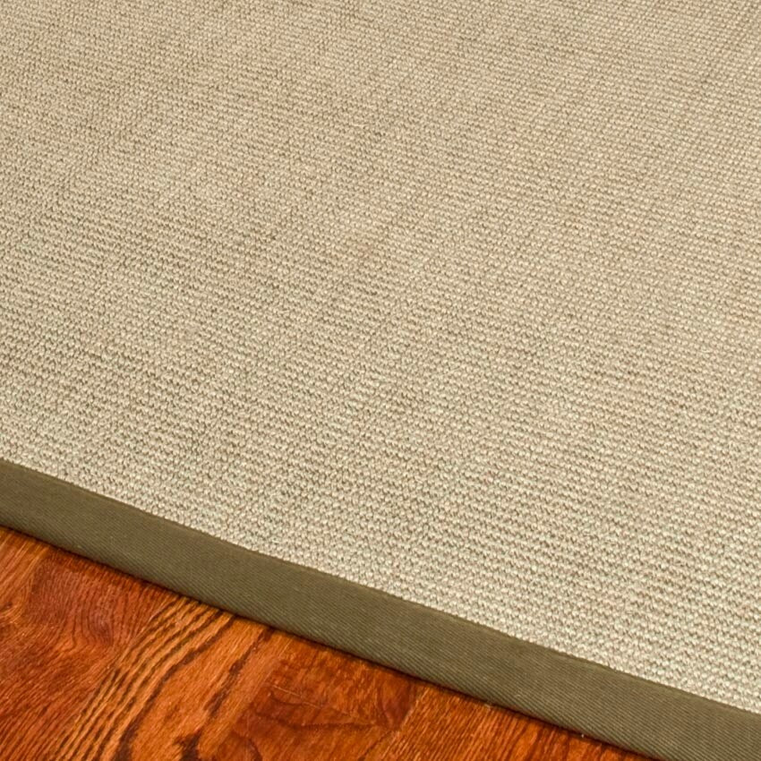 Tapis en sisal à bordure Madelyn en fibres naturelles SAFAVIEH