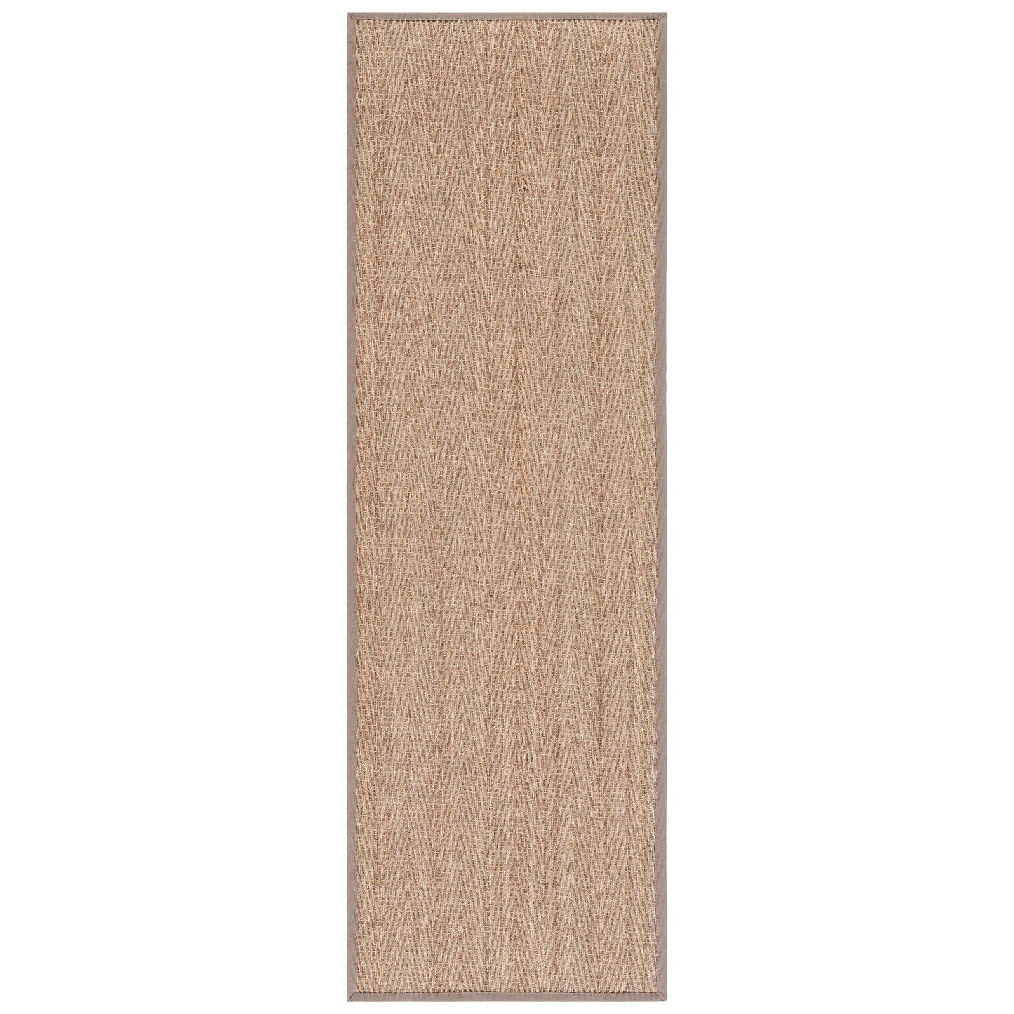 Tapis Trilby en fibres naturelles SAFAVIEH à chevrons en jonc de mer