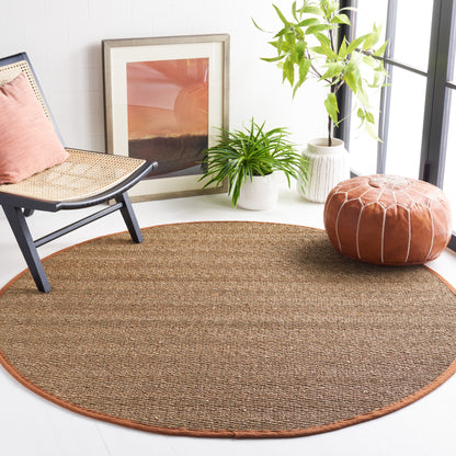 Tapis Trilby en fibres naturelles SAFAVIEH à chevrons en jonc de mer
