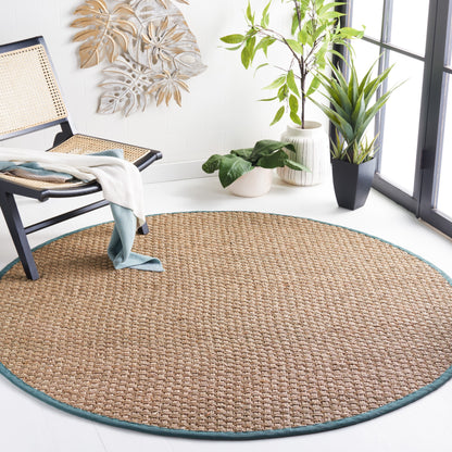 Tapis SAFAVIEH en fibres naturelles Zymryd à motif vannerie en jonc de mer