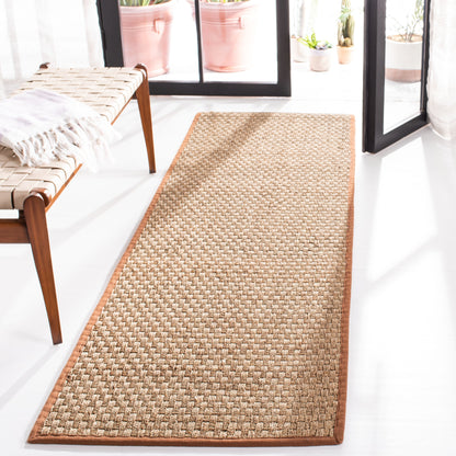 Tapis SAFAVIEH en fibres naturelles Zymryd à motif vannerie en jonc de mer