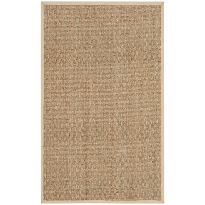 Tapis SAFAVIEH en fibres naturelles Zymryd à motif vannerie en jonc de mer