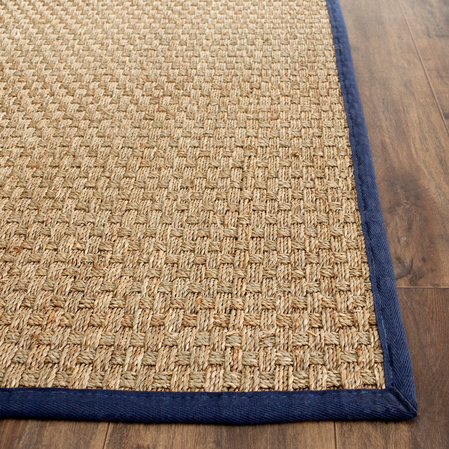 Tapis SAFAVIEH en fibres naturelles Zymryd à motif vannerie en jonc de mer