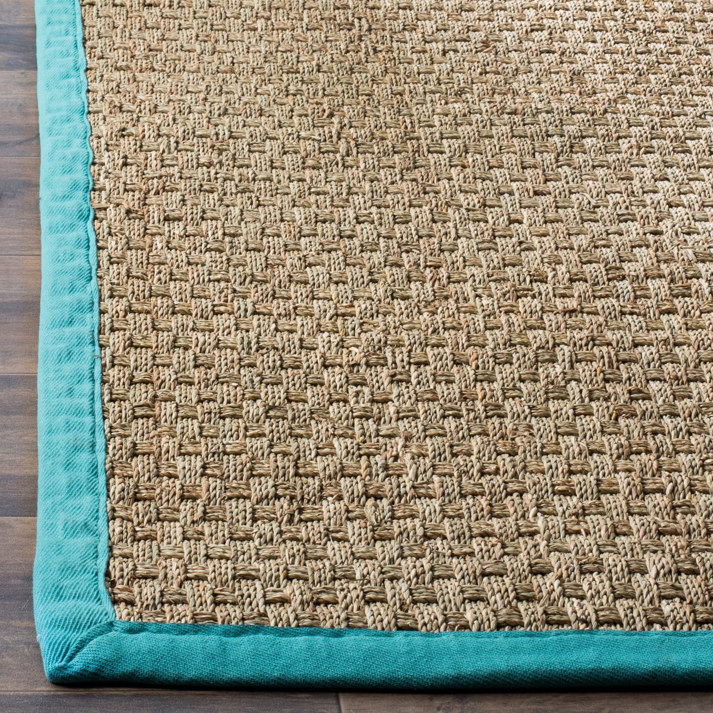 Tapis SAFAVIEH en fibres naturelles Zymryd à motif vannerie en jonc de mer