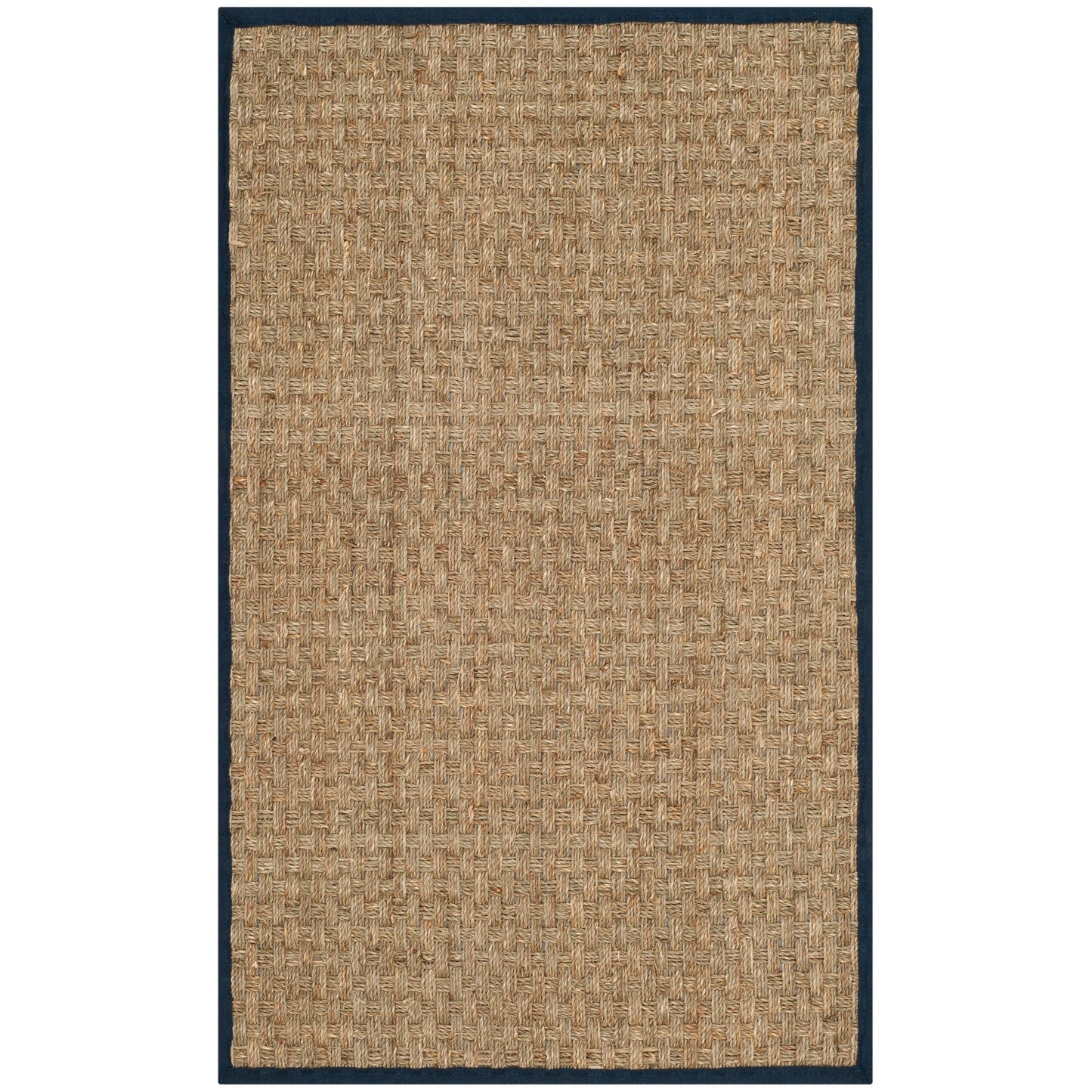 Tapis SAFAVIEH en fibres naturelles Zymryd à motif vannerie en jonc de mer