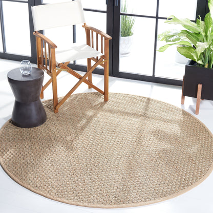 Tapis SAFAVIEH en fibres naturelles Zymryd à motif vannerie en jonc de mer