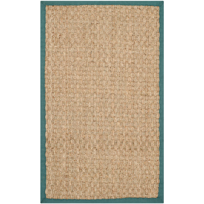 Tapis SAFAVIEH en fibres naturelles Zymryd à motif vannerie en jonc de mer
