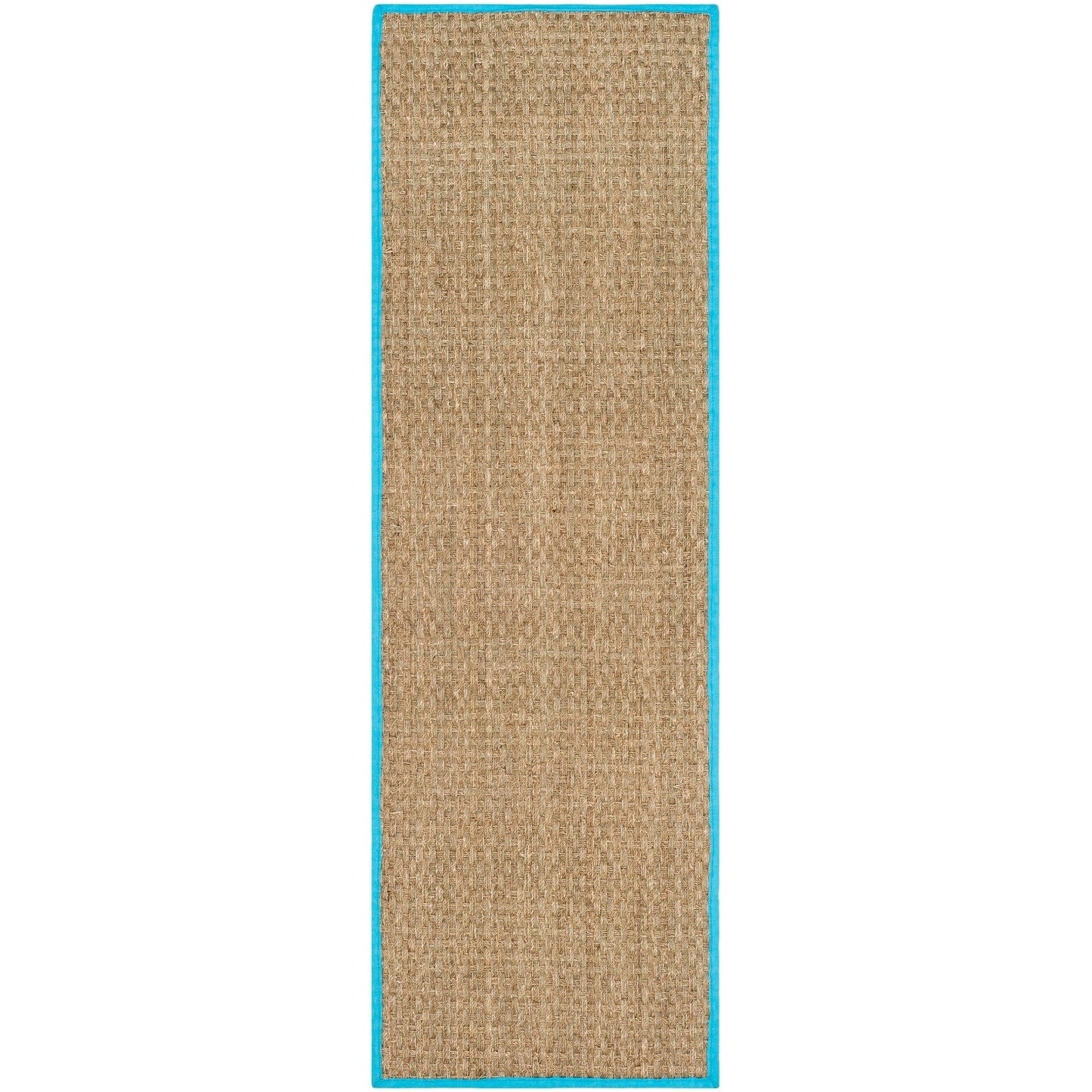 Tapis SAFAVIEH en fibres naturelles Zymryd à motif vannerie en jonc de mer