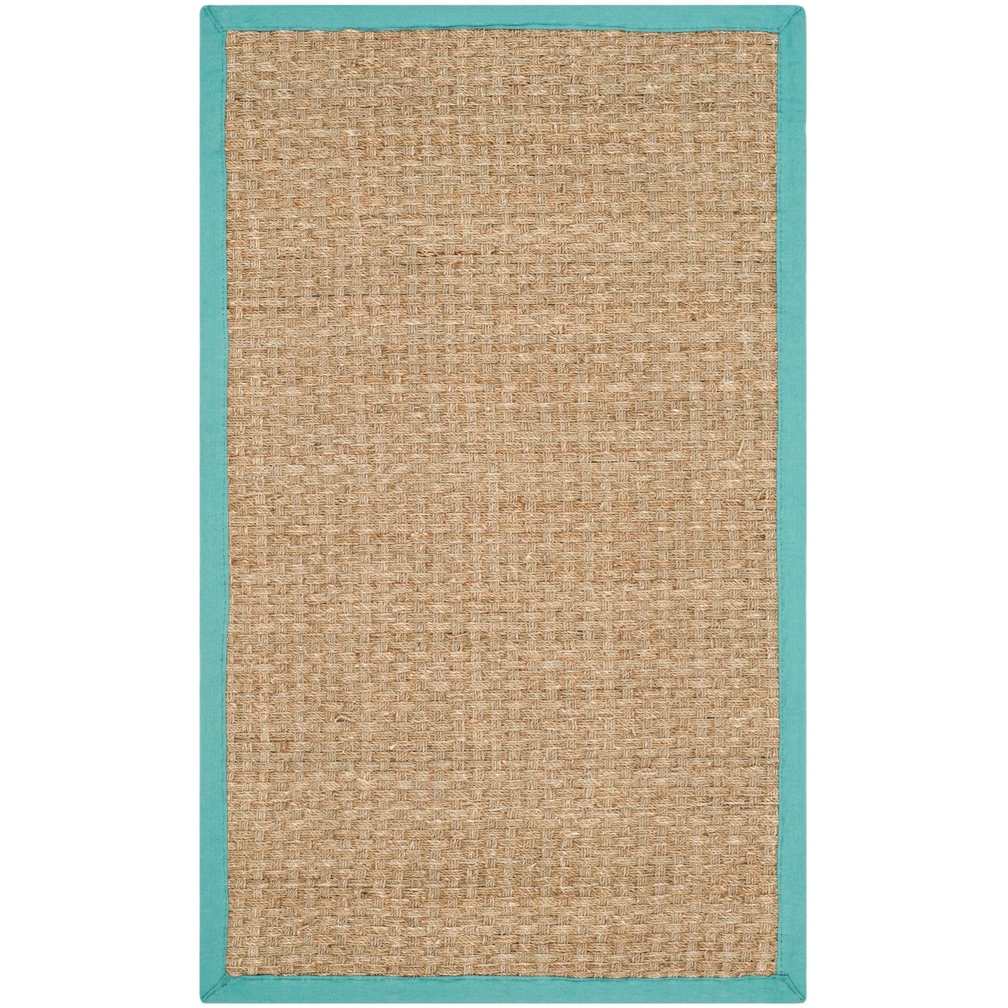Tapis SAFAVIEH en fibres naturelles Zymryd à motif vannerie en jonc de mer