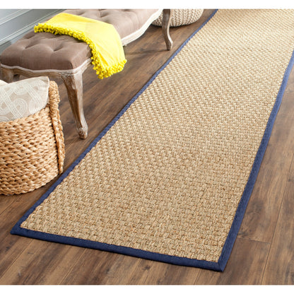 Tapis SAFAVIEH en fibres naturelles Zymryd à motif vannerie en jonc de mer