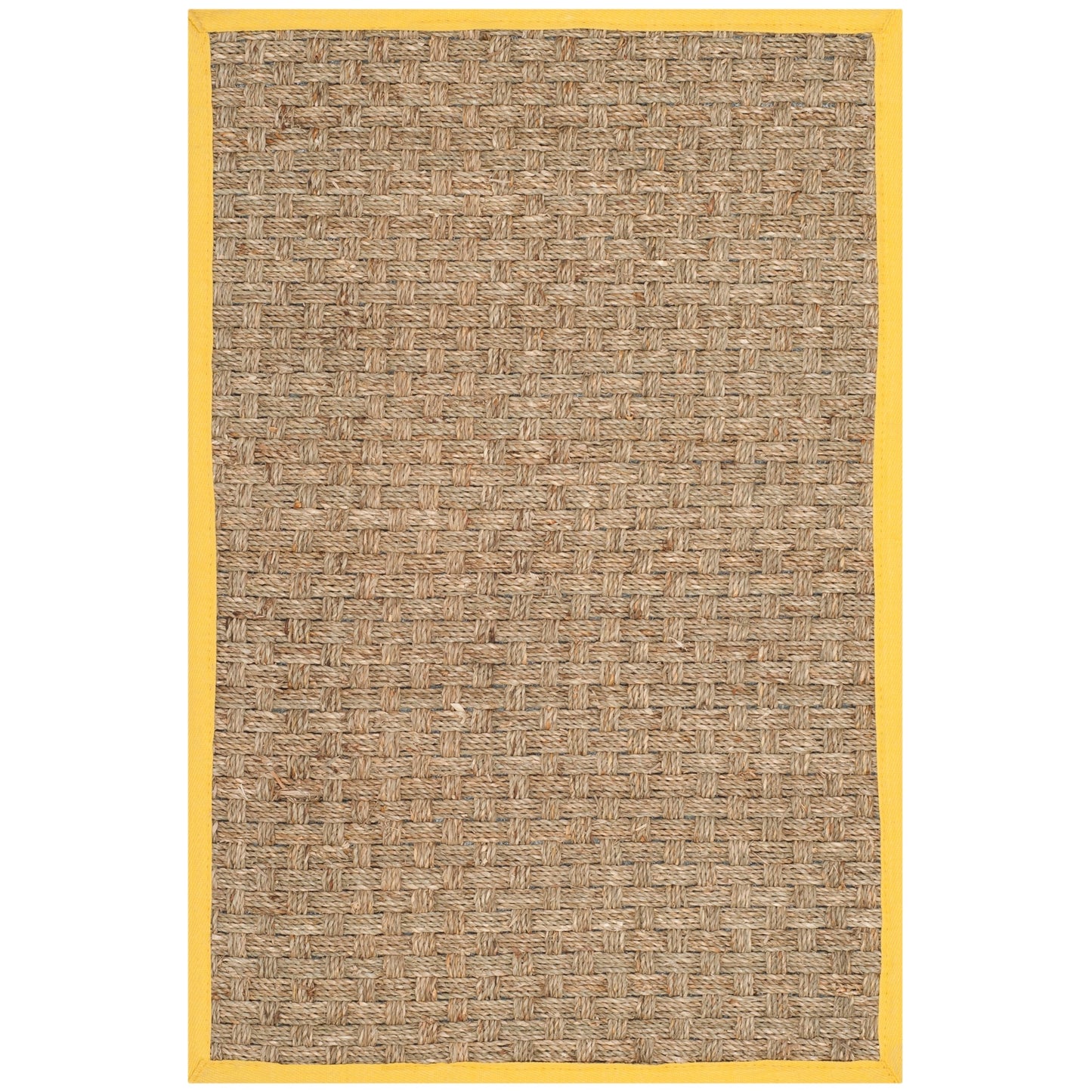 Tapis SAFAVIEH en fibres naturelles Zymryd à motif vannerie en jonc de mer