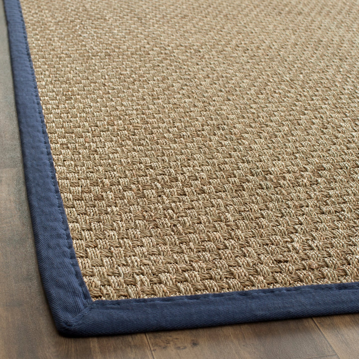 Tapis SAFAVIEH en fibres naturelles Zymryd à motif vannerie en jonc de mer