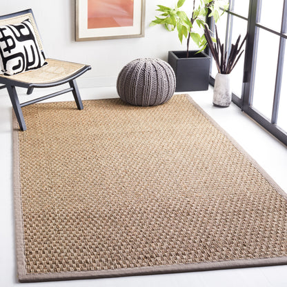 Tapis SAFAVIEH en fibres naturelles Zymryd à motif vannerie en jonc de mer