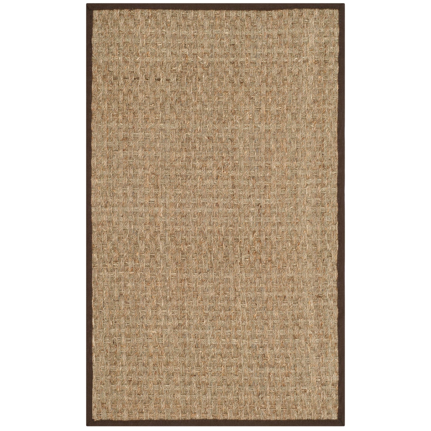 Tapis SAFAVIEH en fibres naturelles Zymryd à motif vannerie en jonc de mer