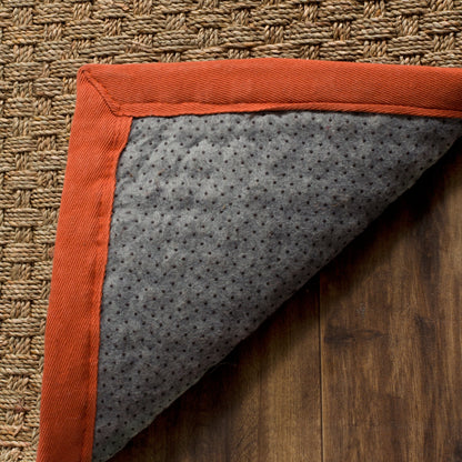 Tapis SAFAVIEH en fibres naturelles Zymryd à motif vannerie en jonc de mer