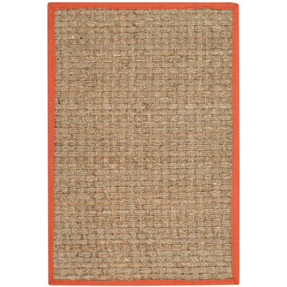 Tapis SAFAVIEH en fibres naturelles Zymryd à motif vannerie en jonc de mer