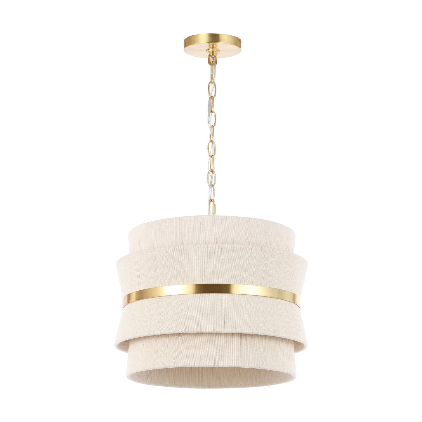 SAFAVIEH Oprea Suspension réglable à 3 lumières (ampoules LED incluses) - 16 x 16 x 16,5-72,5