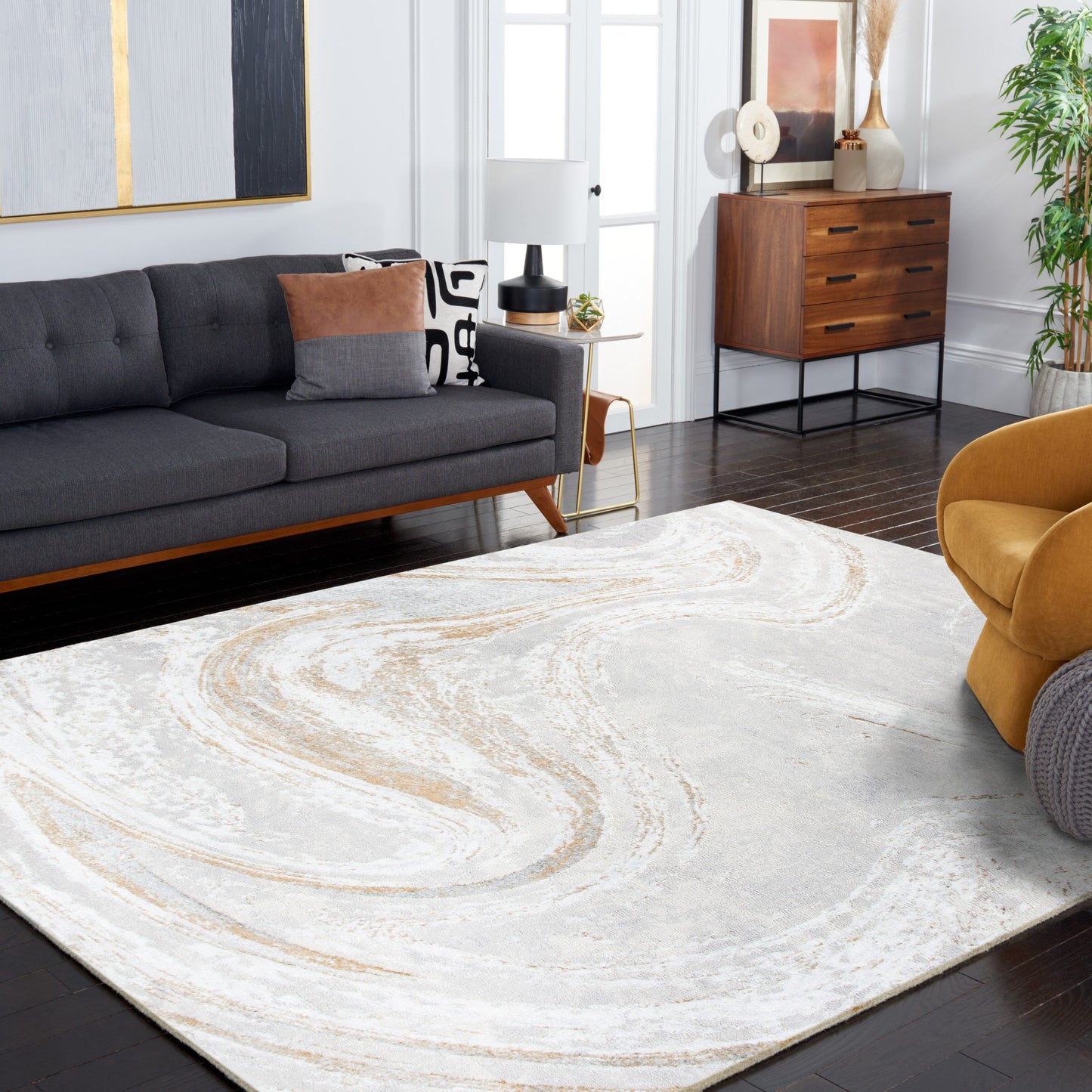 Tapis abstrait moderne SAFAVIEH Orchard Cornie