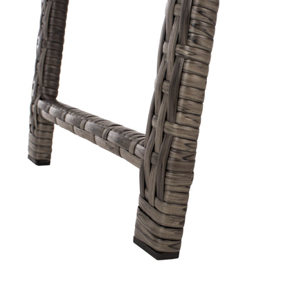 Ensemble de chaises longues d'extérieur Blaguna 3 pièces SAFAVIEH - 83 L x 20 P x 24 H